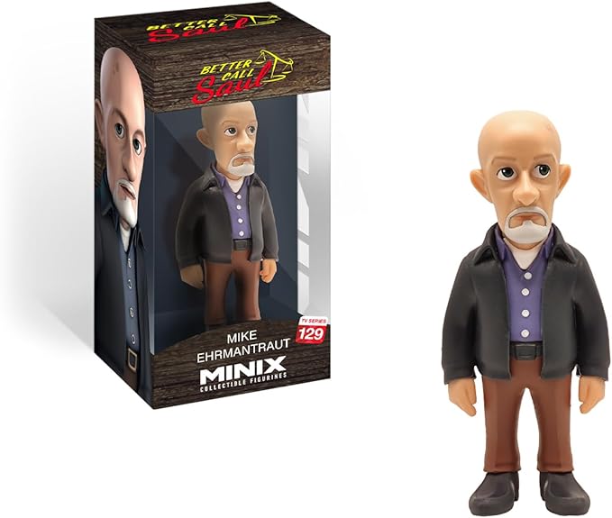 MINIX Mike Ehrmantraut Better Call Saul Figure (12cm) MN13364 Collectible for Display - Detailed Premium Statue - Ideal Gift for Kids and Adults, TV and Movie Series Fans