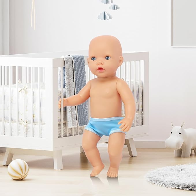 6 Pairs Doll Underpants Accessories Underwear Diapers for 16-18 Inch Baby Dolls, Doll Clothes Compatible with Most Brands 18" Dolls