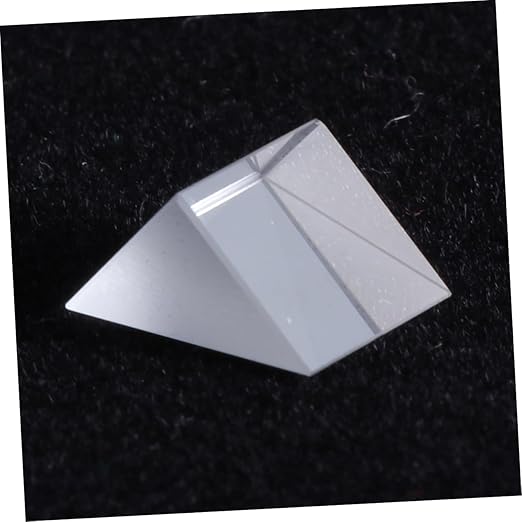 Educational Right Angle Prism for Boys and Learning Triangle Prism Mirror Right Angle Glass for Photography and Education