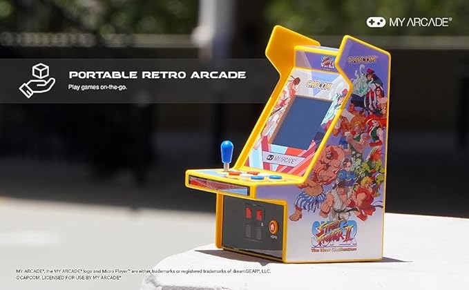 My Arcade Super Street Fighter II Micro Player Pro: Capcom Arcades, 2 Games in 1