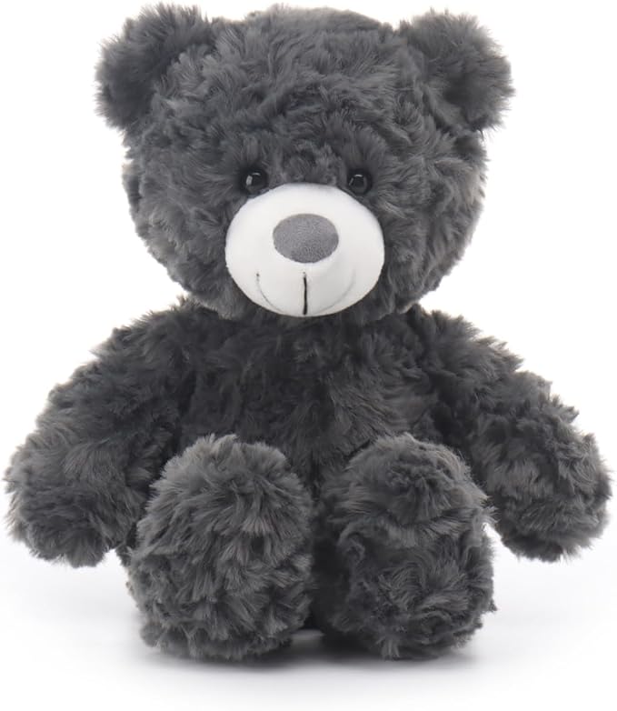 Apricot Lamb Ash Gray Flower Bear Stuffed Animals for Kids, Soft Cute Plush Toys for Baby Girl and Boy, 7.9 Inches