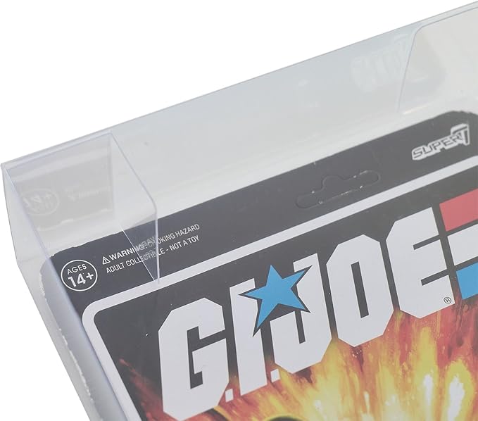 Platinum Protectors Action Figure Protector Case for 3.75" Carded New & Vintage SW or GI Joe Retail Box Display (20 pack)