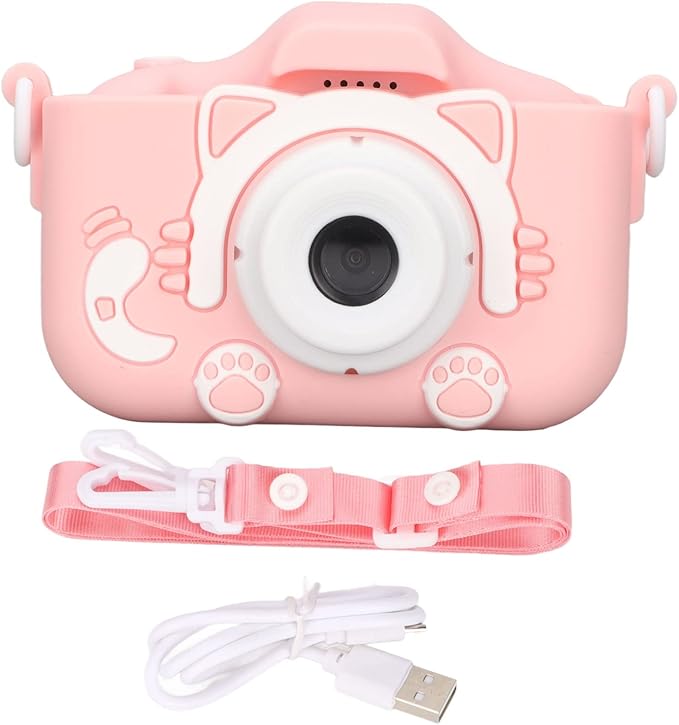 aqxreight Camera Toy Digital Selfie Camera 20MP Video Toy with MP3 Function for 3 Year OldBlue Without 32G Memory Card and Card Reader Moments The IPS Chi Kids CameraKids (Pink #12)