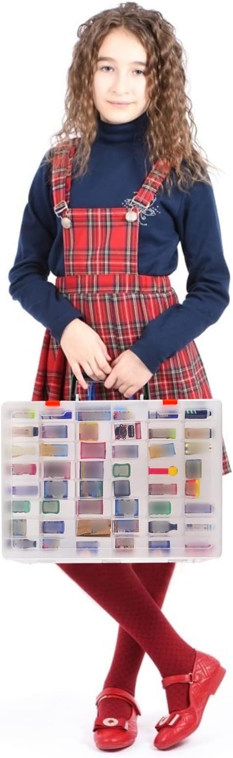 FULLCASE Case Compatible with 5 Surprise for Mini Brands Toys Series 1-4 Mystery Capsule Storage, for Mini Mart Collection Organizer for Collectibles(Case Only) (Multicolor)