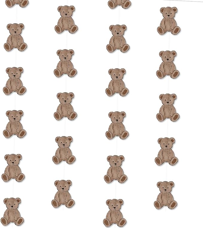 Cute Baby Bear Banner, Wall Decor Flag Photo Props Baby Shower Party Decor Wall Hangings for Bedroom, Nursery, Play Room, Dorm Room, Baby Shower Gender Reveal Party Supplies (Straight Bear Baby)