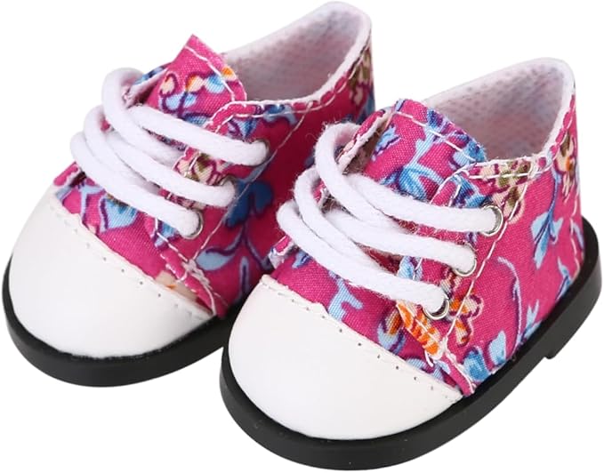 7 Pairs Doll Shoes Fits 14.5 Inch Doll American Wellie Wishers Doll Accessories