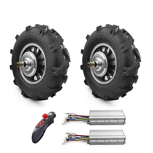 2WD 16-inch Dual-Sided Shaft high-Torque Motor Remote-Controlled Homemade All-Terrain Off-Road Vehicle (48V Single-Hand Remote)