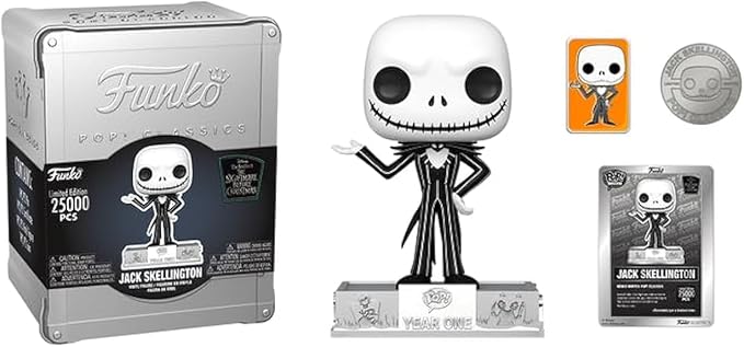 Funko Pop! Disney Classics: NBC Nightmare Before Christmas - Jack Skellington 25th Anniversary (Fun Fest 2023 Shop Exclusive)
