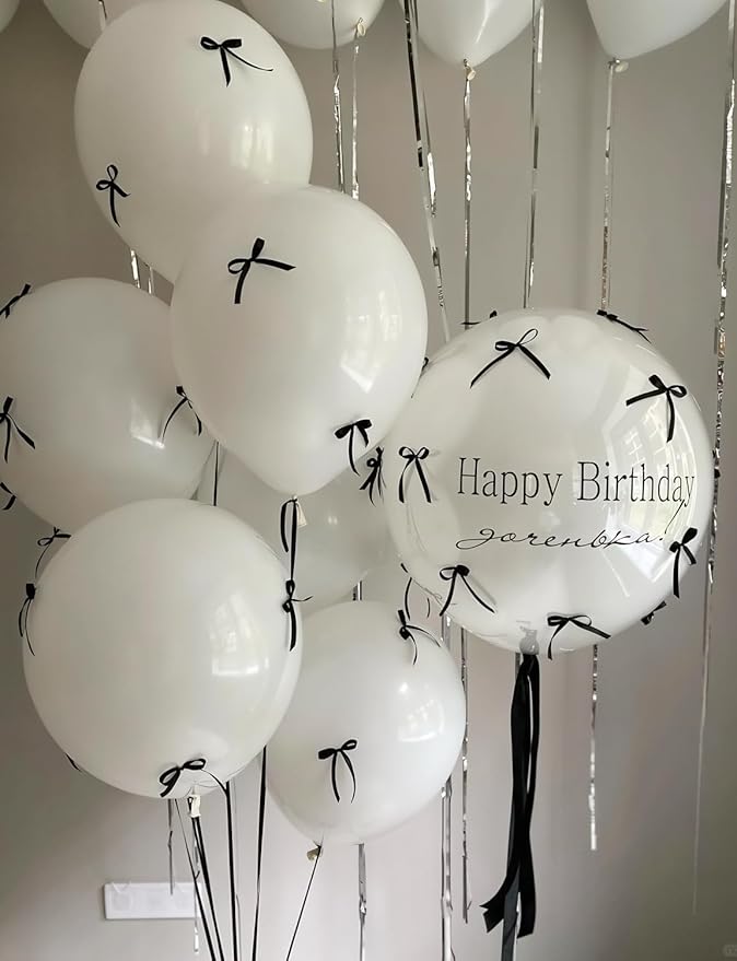 White Balloons Latex Party Balloons - 12 Inch White Balloon Round Party Balloon for Birthday Wedding Baby Shower Anniversary Bachelorette Party Decorations, Photo Backdrop Supplies