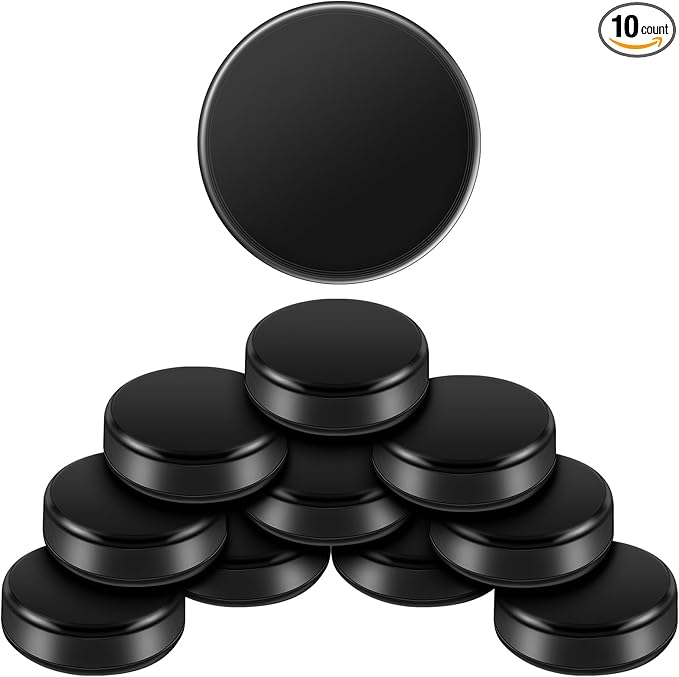 Liliful 0.98 x 0.33 Inch Mini Hockey Pucks for Tables Game Small Replacement Pucks Hockey Accessories for Adults Fun Entertainment Equipment