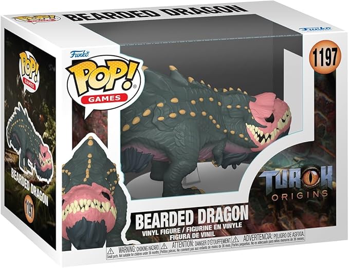 Funko Pop! Games: Turok Origins - Bearded Dragon - Collectable Vinyl Figure - Gift Idea - Official Merchandise - Toys for Kids & Adults - Video Games Fans - Model Figure for Collectors & Display