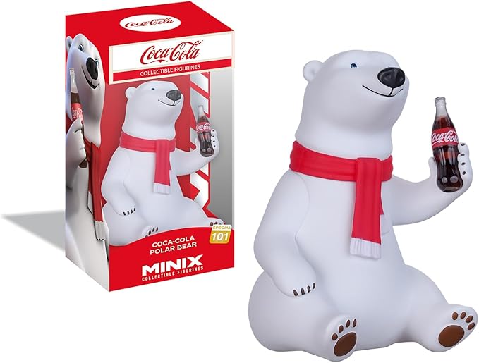 Minix Cocacola Polar Bear Collectible Figurines #101