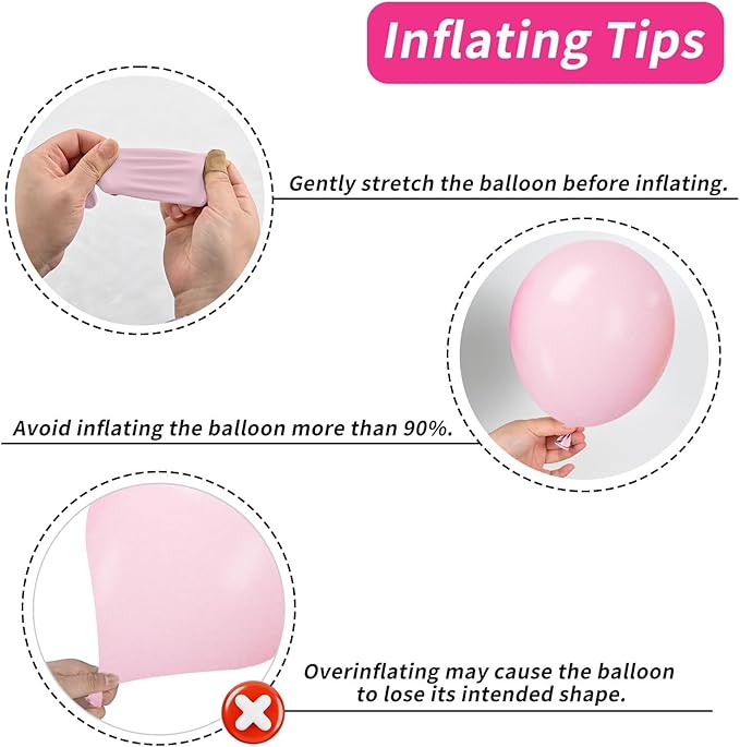 Paready Pink Cow Balloons Set - 50Pcs White Print, 12 Inch Hot Pastel Ivory Apricot for Farm Theme Birthday Cowgirl Baby Shower Supplies