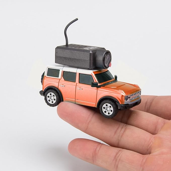 WL 1/64 FPV RC Car, Full Proportional Mini Remote Control Offroad Car with APP Auto-Pairing, WiFi Module Control, Camera - RC Gift for Vehicles Fan (RTR Version)