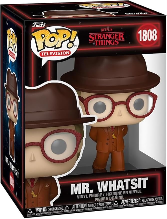 POP TV: Stranger Things - Mr. Whatsit #1808 (Season 5) Funko Vinyl Figure (Bundled with Compatible Box Protector Case), 3.75 inches