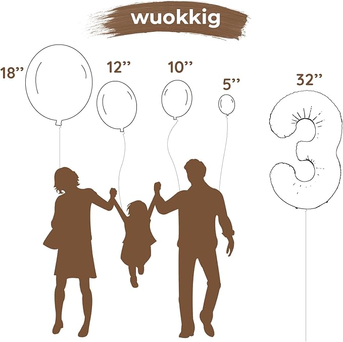 Jungle Safari Birthday balloons, Animal Balloons Décor Happy Birthday Party Decoration for Wedding Birthday Party (Number 6)