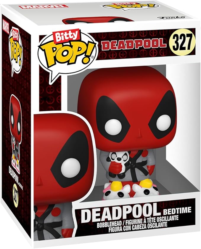 Funko Bitty POP! Deadpool - BBQ Master , 4-Pack and A Surprise Mystery Mini Figure - 0.9 Inch (2.2 Cm) Collectable - Stackable Display Shelf Included - Gift Idea - Party Bags Stocking - Cake Topper