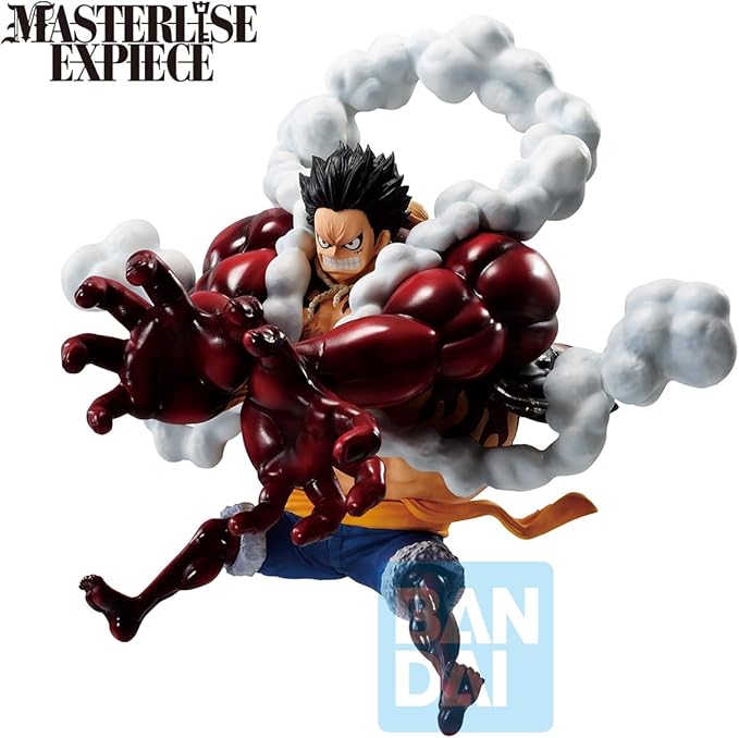 Ichibansho Figure - One Piece - Monkey D. Luffy Gear 4 (Road to King of The Pirates), Bandai Spirits Masterlise Collectible Statue