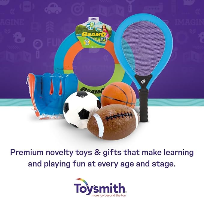 Toysmith Get Outside Go! Outdoor Toys in Multiple Styles and Colors. Encourage Active Play and Exploration. Recommended for Ages 5+