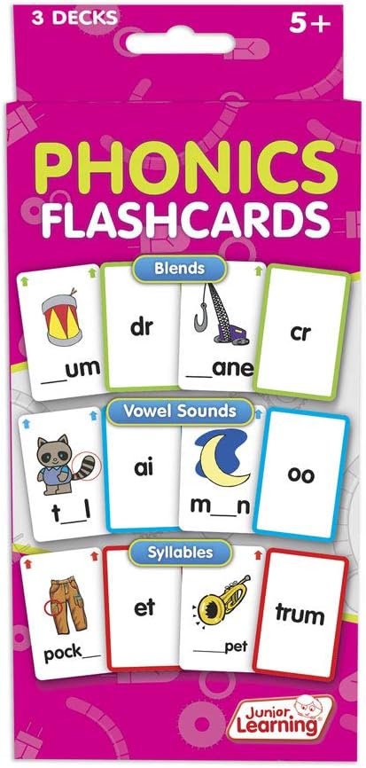 Junior Learning Phonological Awareness Flash Cards