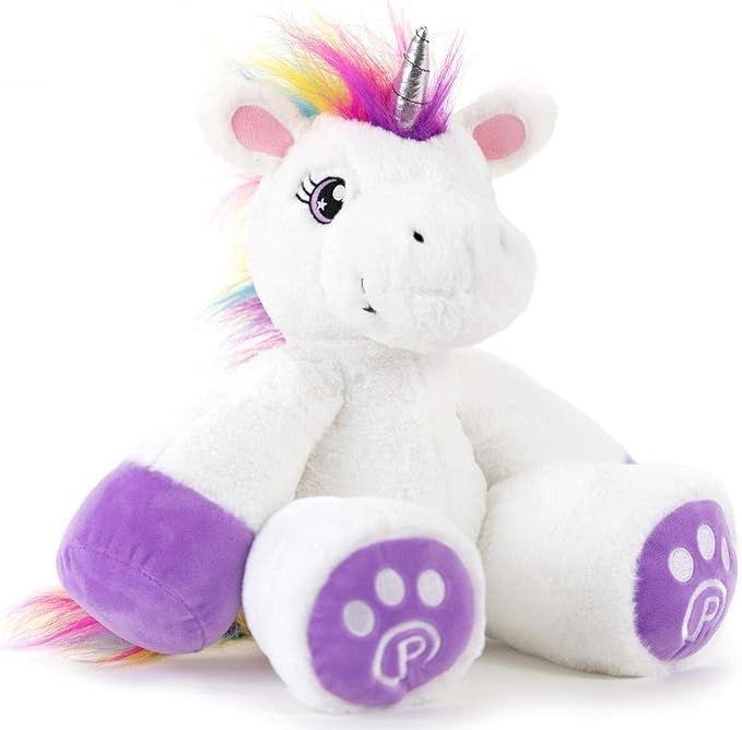 Plushible Poppy The Unicorn Stuffed Animal, 18" Plush Unicorn Toy for Girls & Boys - Machine Washable Plush, Soft Stuffed Animal Toy, Gift's Day Gift for All