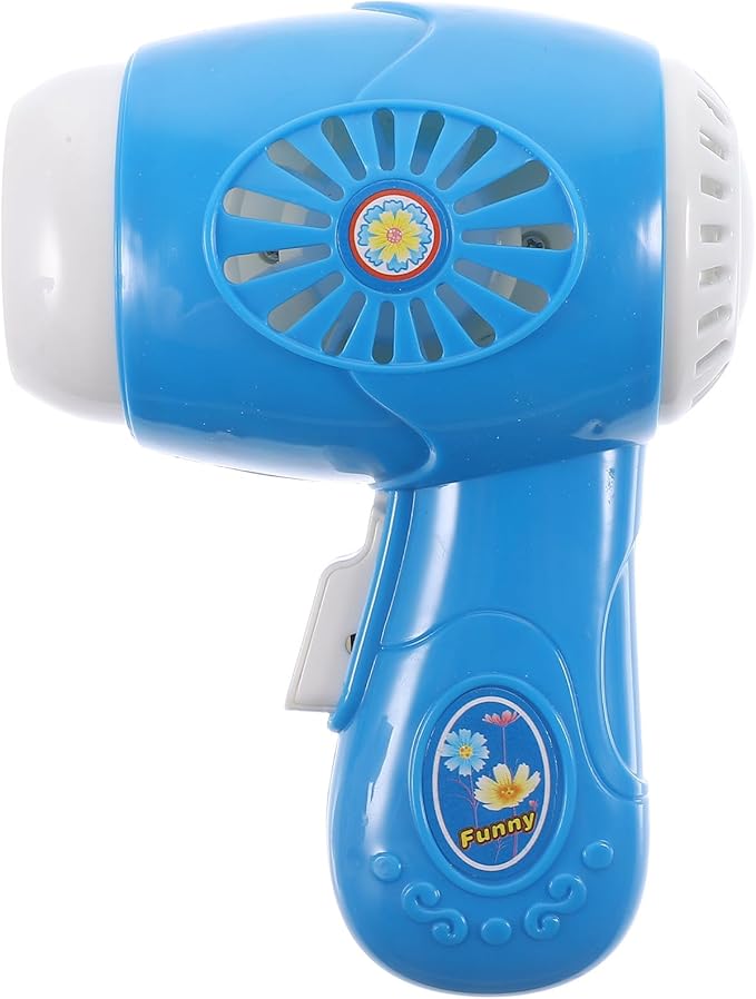 Garneck 1pc Kids Hair Dryer Toy Pretend Play: Battery Powered Mini Electric Styling Tool for Toddler Beauty Salon Role Play Educational Present