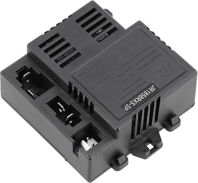 JR-RX-12V 6V 24V Electric Vehicle Receiver Module for Remote Control Toy Car Parts, RC 1, RC 2, RC 3, RC 4, JR-RX-6V, JR-RX-6V receiver, Children Electric Car Remote Control(JR1758RX-12V)