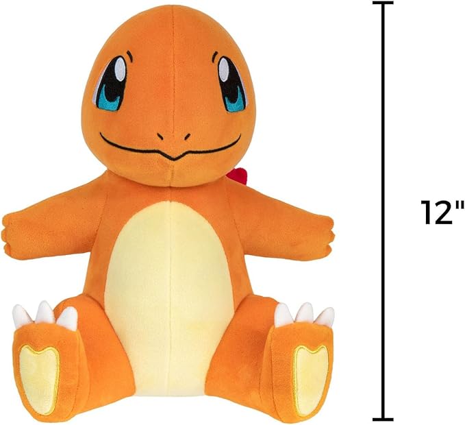 Pokemon Charmander Plush - 12-Inch Soft Plush with Authentic Details
