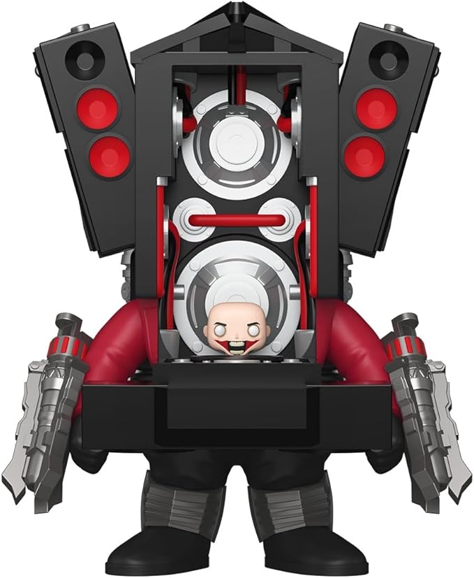 Funo Pop! Bitty Bots: Skibidi Toilet - Titan Speakerman - Parasitic Skibidi Toilet - 0.9 Inch and 4.7 Inch (11.9 Cm) - Television Collectable - Gift Idea - Toys for Kids & Adults