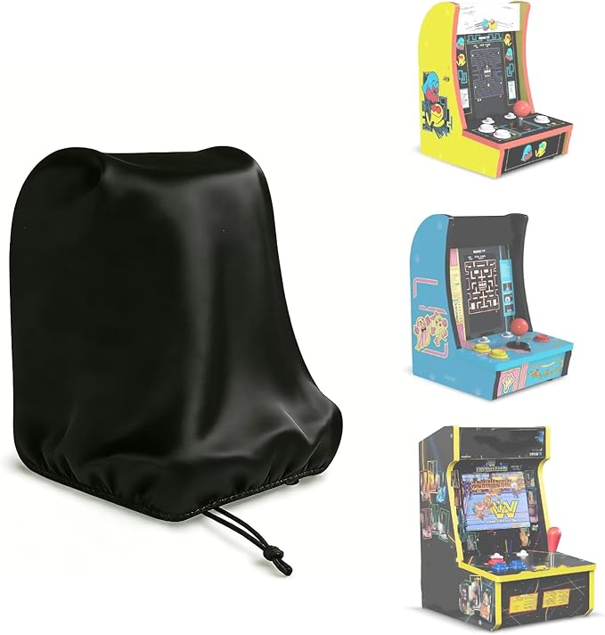 Mini Arcade Machine Cover for Arcade1up Tabletop Arcade Games, Waterproof Small Game Machine Cover for Pacman Table Top, Heavy Duty Dustproof Protection, 10"x 12" x 14"