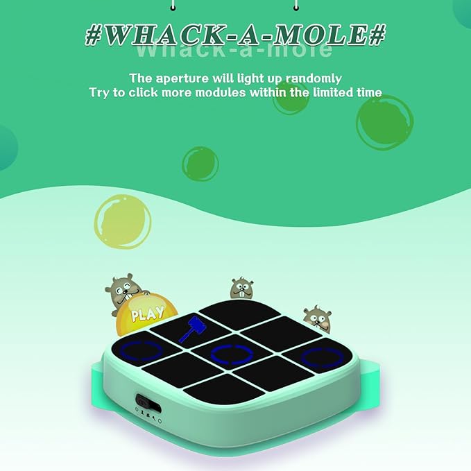 Tic Tac Toe Bolt Game, 4-in-1 Handheld Puzzle Game Console, Electronic Infinites Tic Tac Toes Bolt Travel Games for Educational and Memory Growth, Portable Fidget Toy Board Games for Kids and Adults