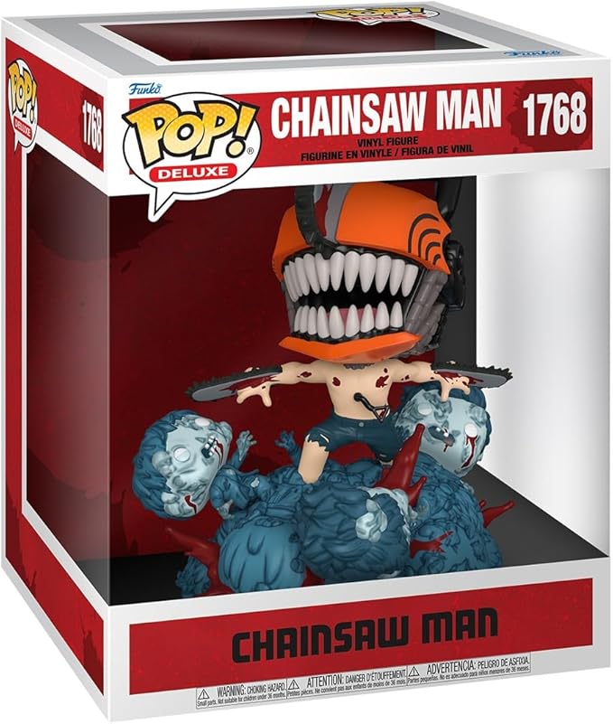 Funko Pop Deluxe: Chainsaw Man - Chainsaw Man - Collectable Vinyl Figure - Gift Idea - Official Merchandise - Toys for Kids & Adults - Anime Fans - Model Figure for Collectors and Display