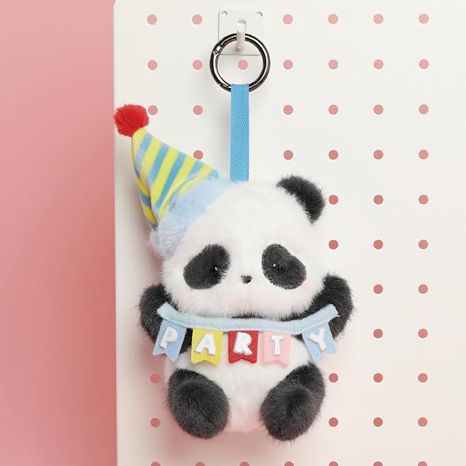 52TOYS Panda Roll Party Series Blind Box Stuffed Animal Plush Toy with Soft and Adorable Design, 1PC Perfect for Cuddling, Display, and Unique Posing, Ideal Gift for Panda Enthusiasts