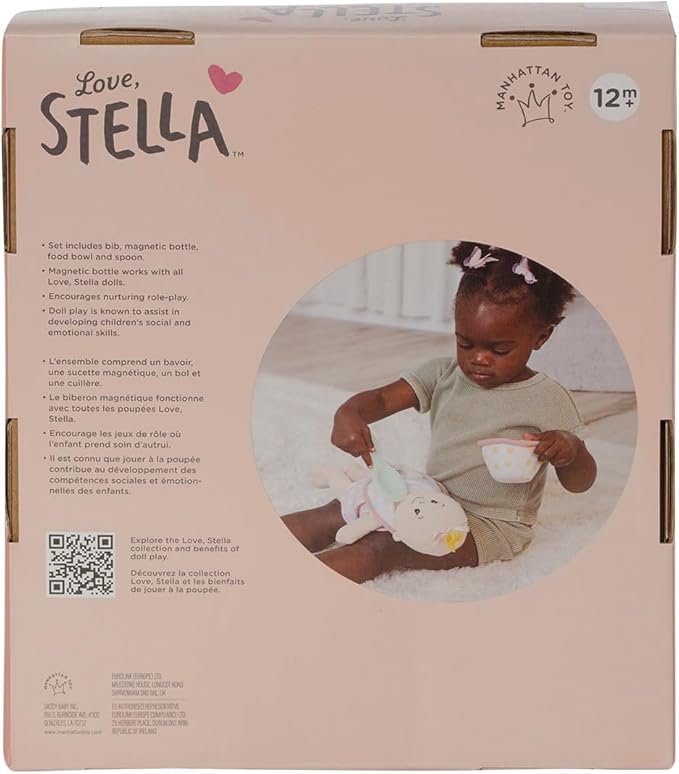 Love, Stella Baby Doll Pretend Feeding Set by Manhattan Toy