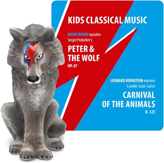 Tonies Kids Classical Music Audio Toy Figurine Featuring Peter & The Wolf and The Carnival of The Animals, narrated by Celebrity Voices