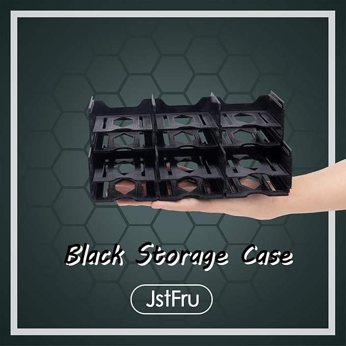Card Case Black | Card Sorting Tray for Catan Resource Cards - Gaming | Game Accessory for The Catan Board Game | Suitable for The Expansion of Catan Game Cards and All Other Card Games