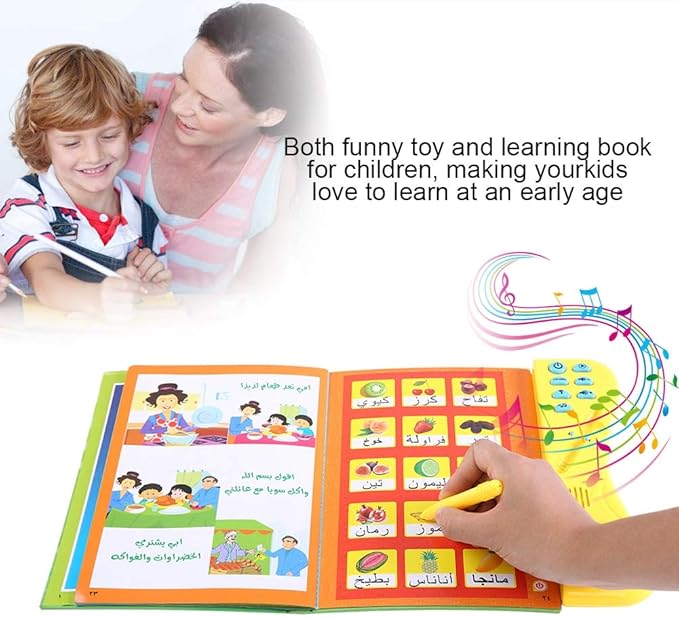 Arabic Learning Toy Book Kids Learning Book for Preschool Education with Learning Pen