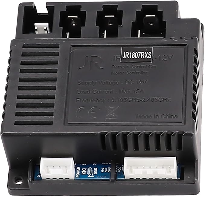 JR-RX-12V 6V 24V Electric Vehicle Receiver Module for Remote Control Toy Car Parts, RC 1, RC 2, RC 3, RC 4, JR-RX-6V, JR-RX-6V receiver, Children Electric Car Remote Control(JR1922RXS-D2 12V Receiver)