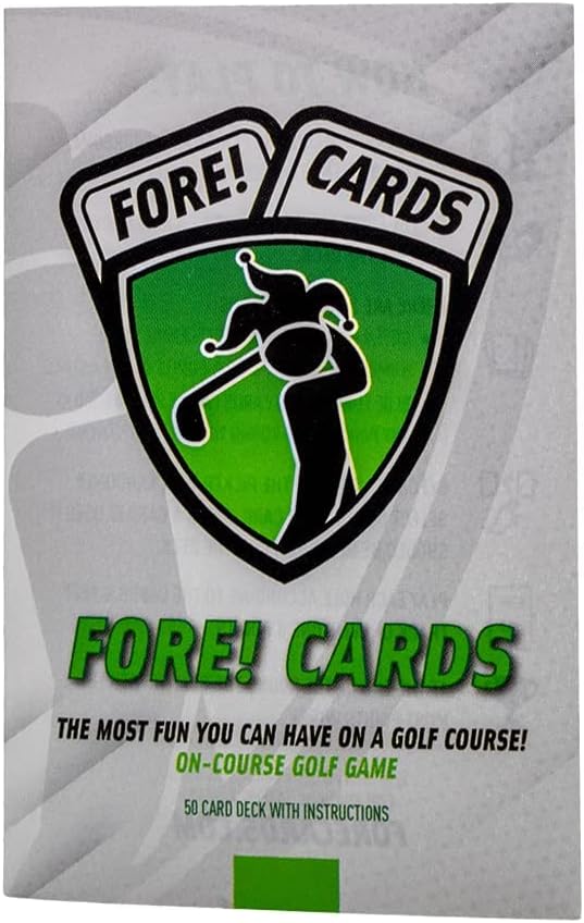 Fore Cards On Course Golf Game – Interactive Golf Card Game for Fun, Strategy & Competition – Mix Classic & Unique Formats – Fore Cards Golf Games and a Gift for Golfers of All Levels
