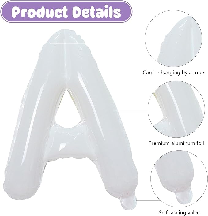 29PC Pink Purple Happy Birthday Balloon Banner, 16 Inch Foil Letters Letter Banner Sign, Pink Purple Balloons Metallic 18 Inch Star Heart Foil Balloon for Women, Men Party Supply
