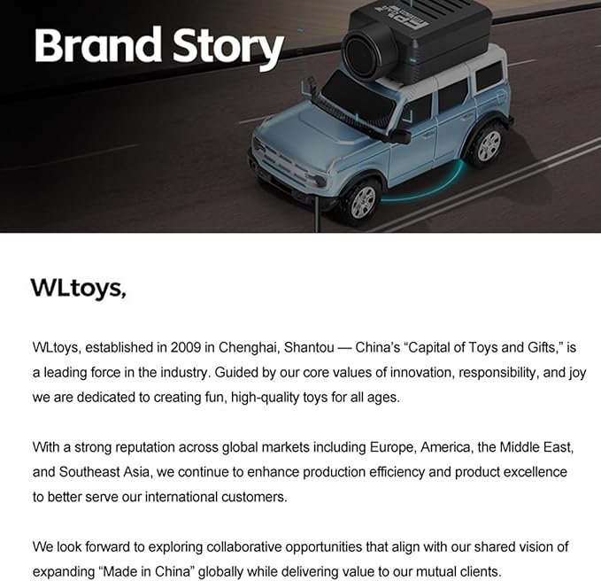 WL 6405-C 1/64 FPV RC Car, Full Proportional Mini Remote Control Car with APP Auto-Pairing, WiFi Module Control, Camera - Includes Storage Case ＆ Tow Trailers (RTR Version)
