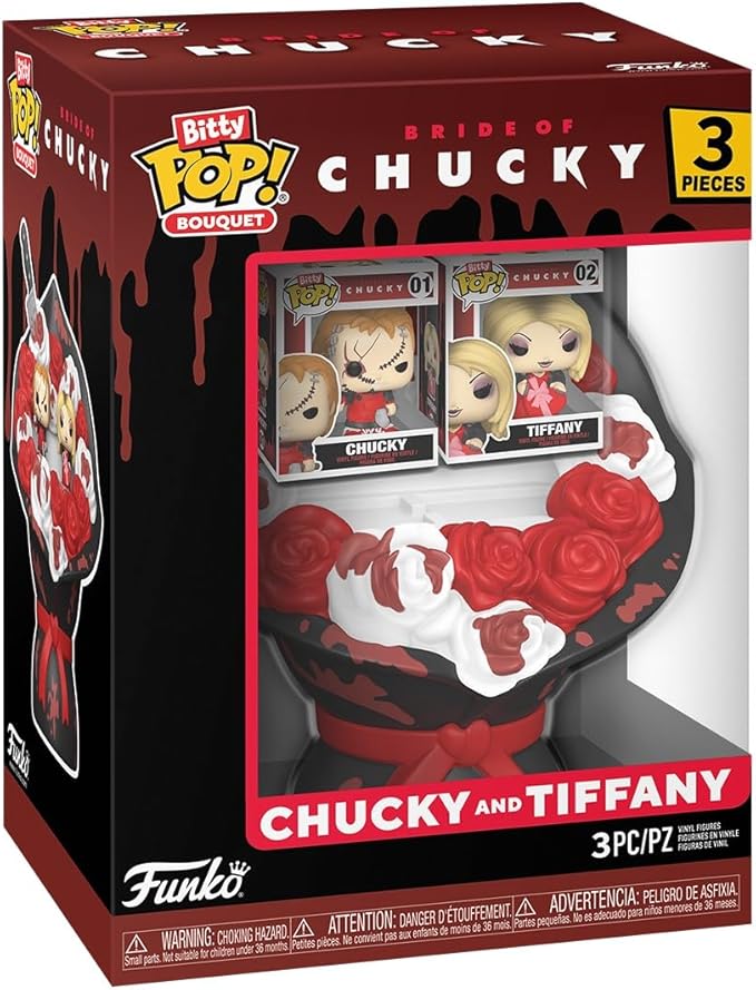 Funko Pop! Bitty Bouquet: Valentines - Chucky and Tiffany