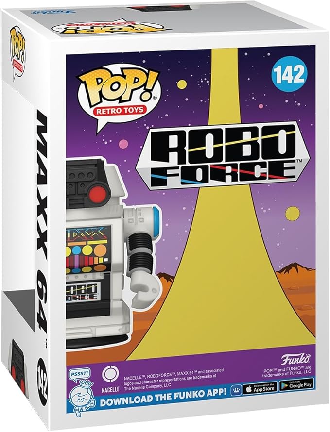 Funko POP Retro Toys: Roboforce - Maxx 64 - Robo Force - Collectable Vinyl Figure - Gift Idea - Official Merchandise - for Kids & Adults - Ad Icons Fans - Model Figure for Collectors and Display