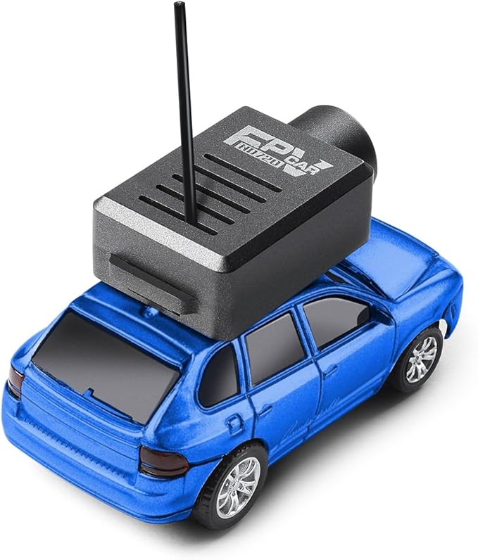 Mini RC Car with Camera, 1/64 Scale APP-Controlled Fully Proportional FPV Remote Control Racing Car with Gyro and Underbody Lighting, Gifts for Vehicle Lover