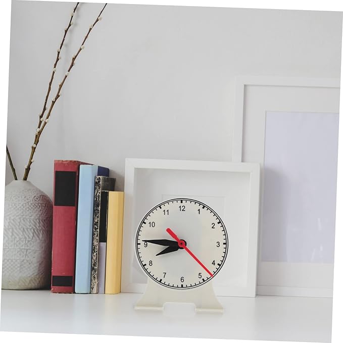 IMIKEYA Clock Learning Model Interactive Teaching Clock for Early Education Engaging Classroom Display Design for Telling Practice for Students and Homeschooling Activities