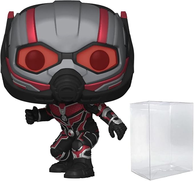 POP Marvel: Ant-Man and The Wasp: Quantumania - Ant-Man Funko Vinyl Figure (Bundled with Compatible Box Protector Case), Multicolor, 3.75 inches