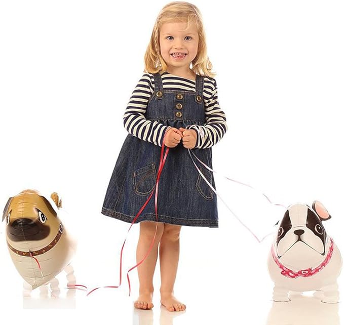 Walking Animal Balloons Pet Dog balloons - 6pcs Puppy Dogs Birthday Party Supplies Kids Balloons Animal Theme Birthday Party Decorations