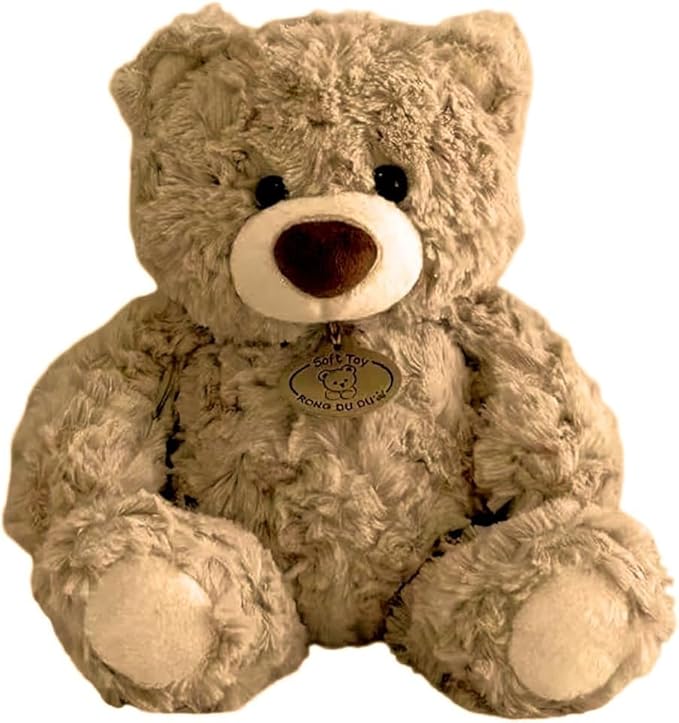 10Inch Teddy Bear Stuffed Animal, Soft Stuffed Teddy Bear Plush Toy, Birthday Xmas Gifts for Kids Baby (Dark Brown)