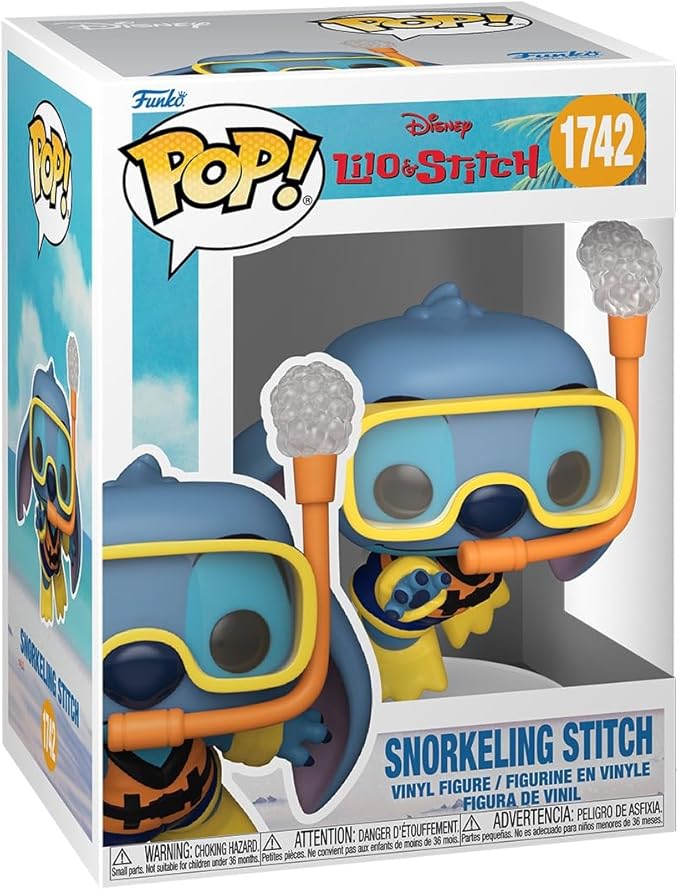 Funko Pop! Disney: Lilo & Stitch - Snorkeling Stitch - Collectable Vinyl Figure - Gift Idea - Official Merchandise - Toys for Kids & Adults - Disney Fans - Model Figure for Collectors