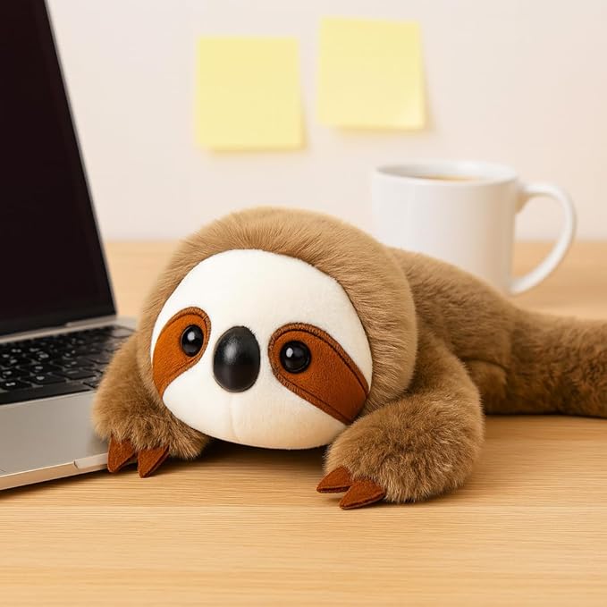 Adorable Sloth Stuffed Animal Soft Plush Sloth Plush Toy Cute Birthday Gifts for Kids Adults